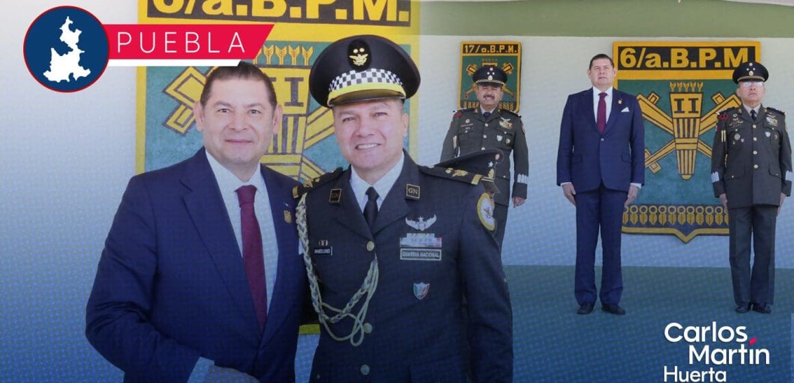 Seguridad en Puebla: Alejandro Armenta refuerza acciones con la Guardia Nacional