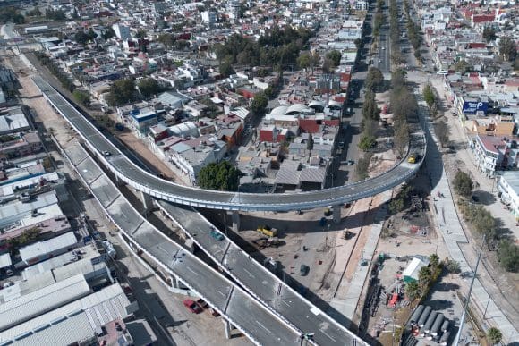 En febrero concluirán los trabajos del distribuidor vial “Ejército de Oriente”