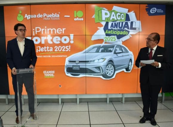 Ya hay ganador de 1er Sorteo del Pago Anual Anticipado de Agua de Puebla