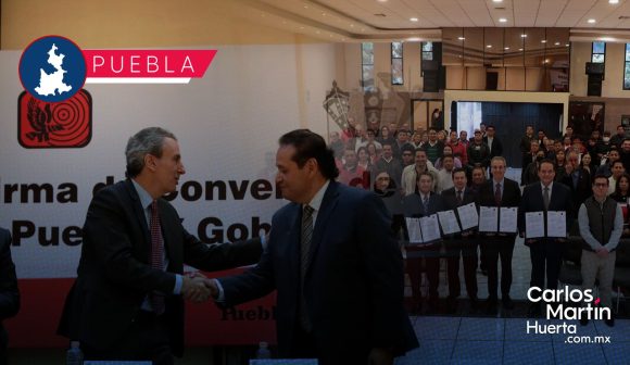 Portada Ayuntamiento de Puebla y STIRTT firman convenio en beneficio de trabajadores sindicalizados CMH Ayuntamiento de Puebla y STIRTT firman convenio en beneficio de trabajadores sindicalizados