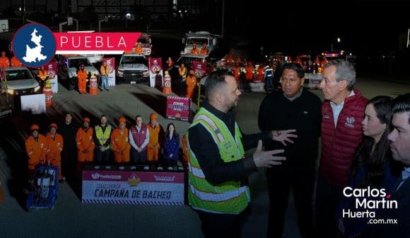 Lanzan “Bacheando Puebla 2025” con inversión récord