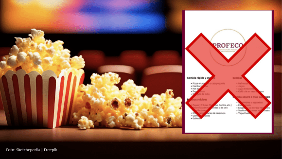 Profeco desmiente lista falsa sobre alimentos permitidos en cines