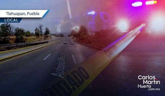 En intento de asalto, balean a conductor en la autopista México-Puebla