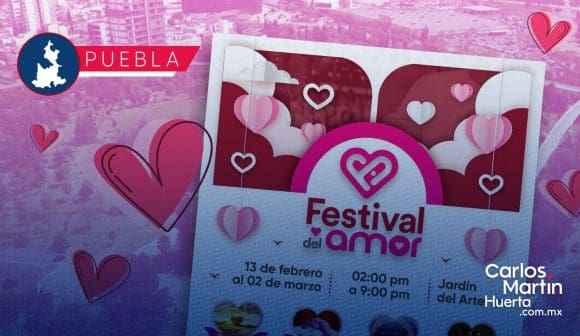 Festival del Amor en Puebla: Globos aerostáticos, cine, bodas exprés y más en el Parque del Arte