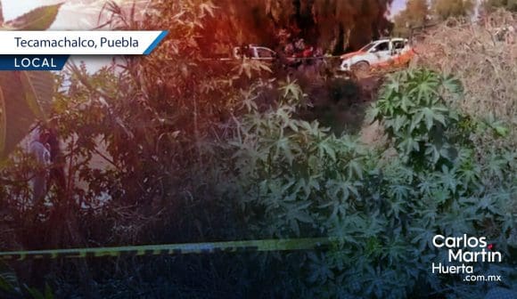 Hallan cadáver con impactos de bala en barranca de Tecamachalco