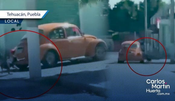 Maltrato animal en Tehuacán: Amarran a perrito a coche y lo arrastran