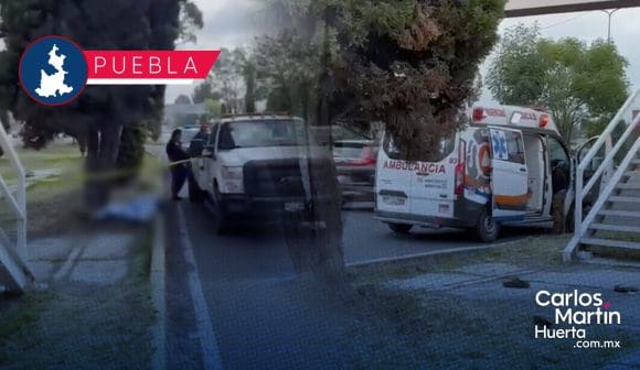 Motociclista muere tras derrapar en la Recta a Cholula