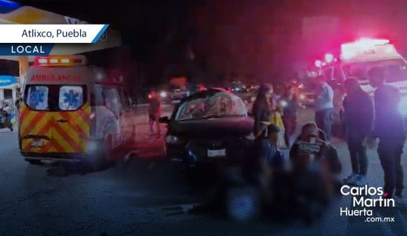 Muere chofer de Uber tras choque frontal en Atlixco