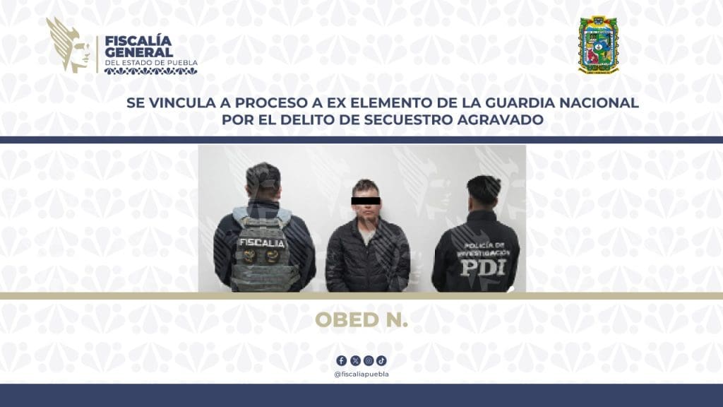 Obed Guardia Nacional detenido por secuestro