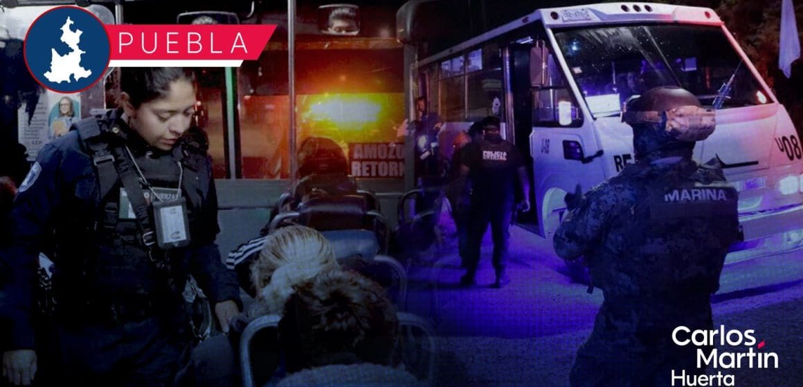 Despliegan operativo “Transporte Protegido” en Puebla y zona conurbada