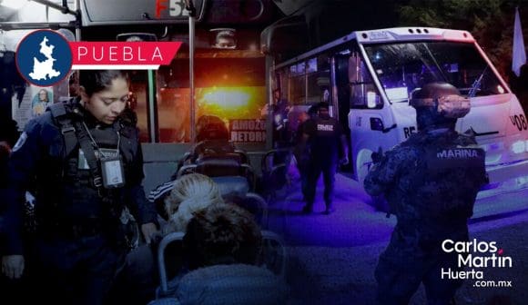 Despliegan operativo “Transporte Protegido” en Puebla y zona conurbada