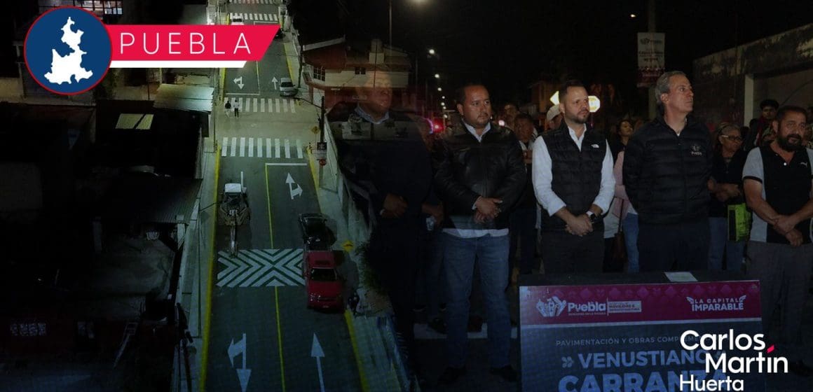 Entrega Pepe Chedraui pavimentación de la calle Venustiano Carranza