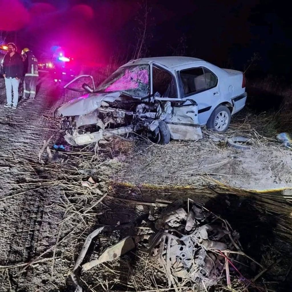 Prensado en accidente en Huejotzingo