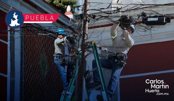 Puebla se desconecta de la contaminación visual con “Descableando”