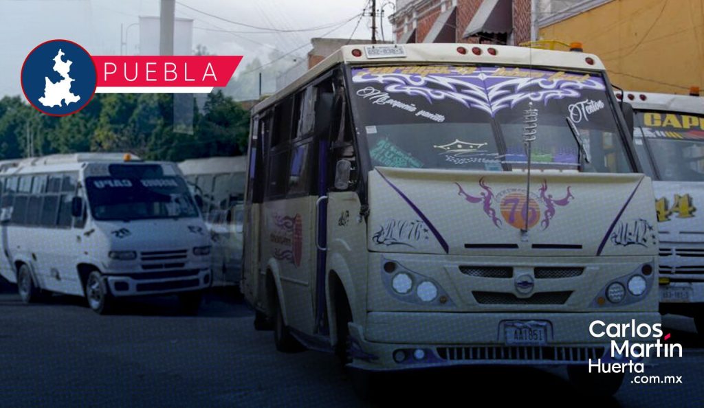 Revista vehicular y reemplacamiento para el transporte publico de Puebla iniciara en abril