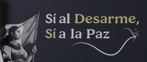 Campaña “Sí al Desarme, Sí a la Paz” permanecerá hasta junio