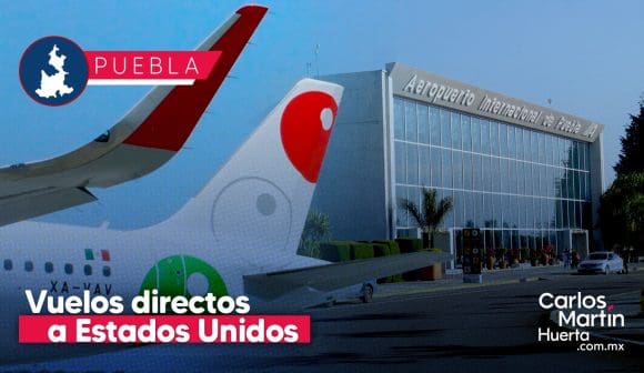 Portada Viva Aerobus planea expandir vuelos a Estados Unidos desde Puebla CMH Puebla busca nuevos vuelos directos a Los Ángeles y Nueva York