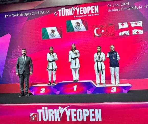 La poblana Claudia Romero se colgó medalla de oro en Abierto de Turquía
