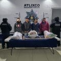 Detienen a banda que robaba cableado en Atlixco