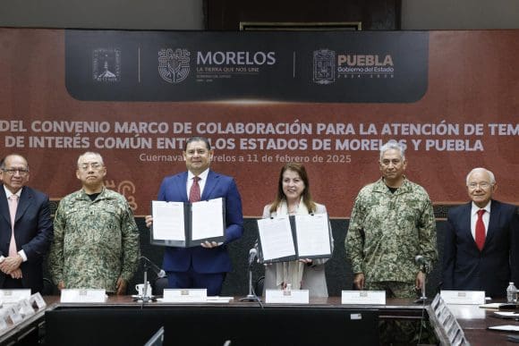 Puebla y Morelos unen esfuerzos en seguridad y turismo para impulsar el desarrollo regional