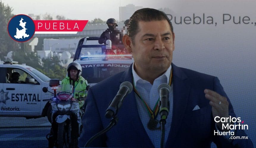 Baja 50% el robo a transporte en carreteras de Puebla: Armenta
