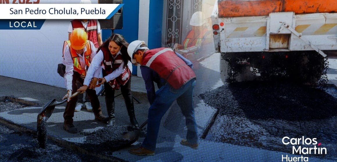 Bachetón 2025: Programa permanente para mejorar las calles de San Pedro Cholula