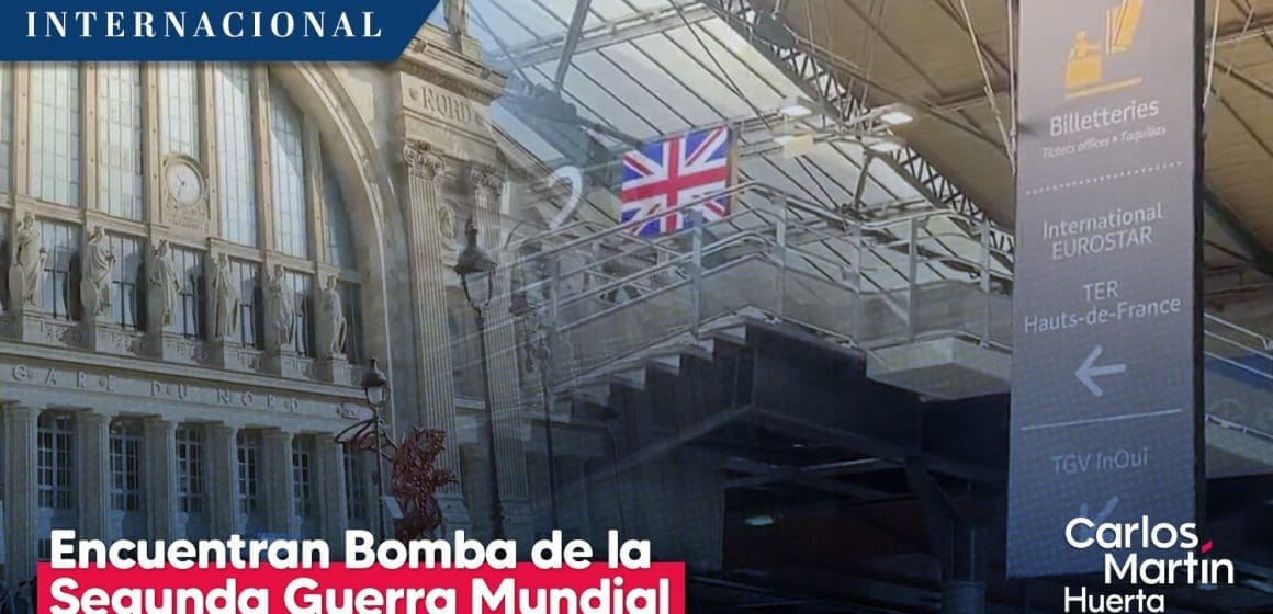 Bomba de la Segunda Guerra Mundial paraliza servicio de trenes en París
