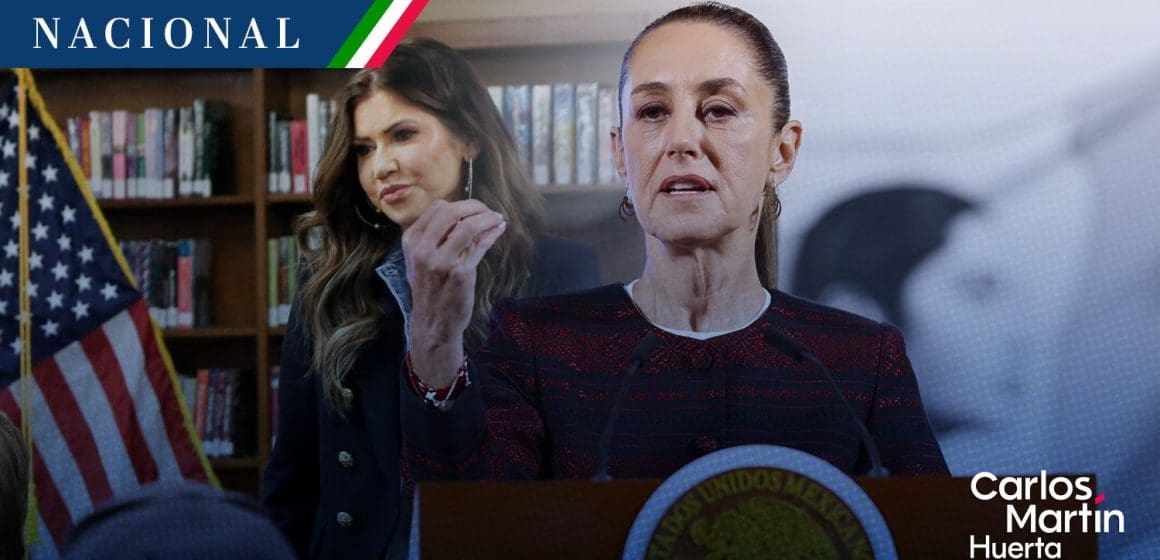 Visita de Kristi Noem es para revisar acuerdos en seguridad: Sheinbaum