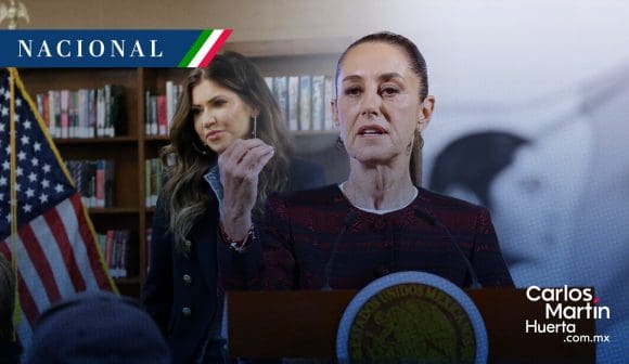 Visita de Kristi Noem es para revisar acuerdos en seguridad: Sheinbaum