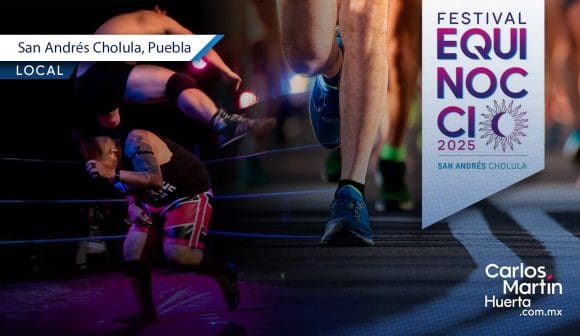 Medio Maratón y Lucha Libre: San Andrés Cholula celebra el Festival Equinoccio 2025