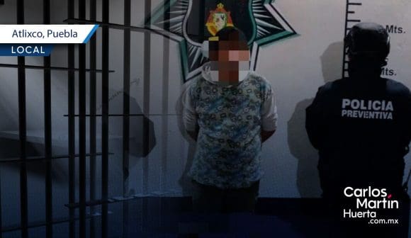 Joven es capturado en Atlixco por portación ilegal de arma de fuego