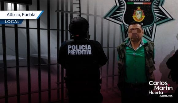 Detienen a sujeto por intento de homicidio en Atlixco