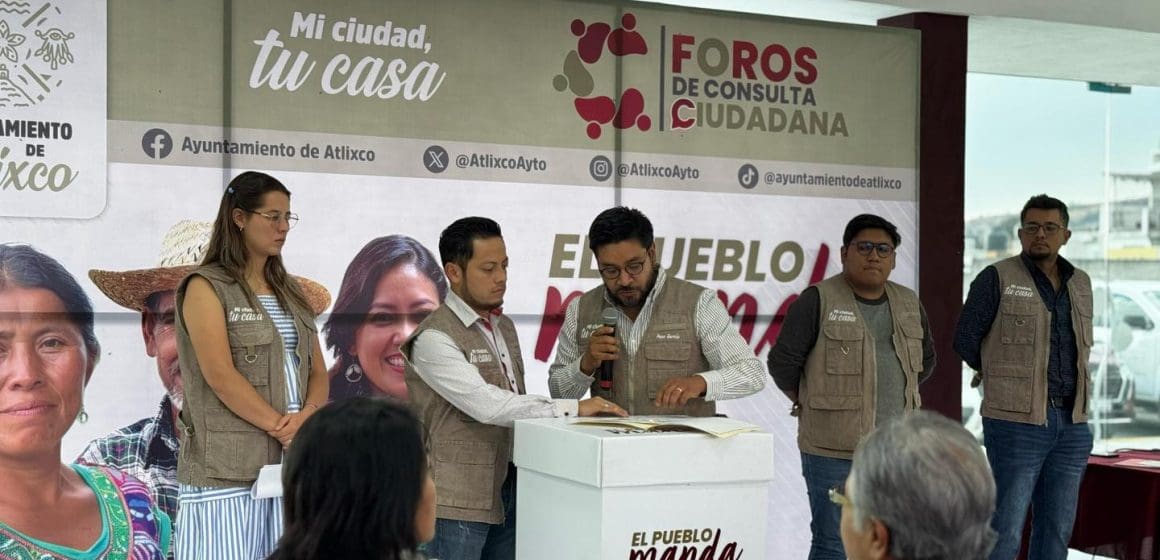 El pueblo manda: Atlixco impulsa su desarrollo con foros de participación ciudadana