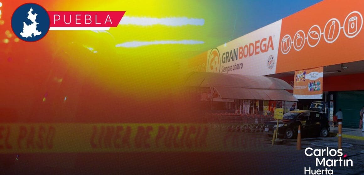 En los pasillos de la Gran Bodega de Xilotzingo, asaltan a padre con su hija de 6 años