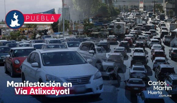 Taxis Pirata desquiciarán la Vía Atlixcáyotl: protestarán contra operativos