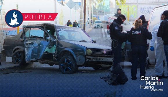 Muere joven copiloto tras accidente en bulevar 18 de Noviembre; conductor lo abandona