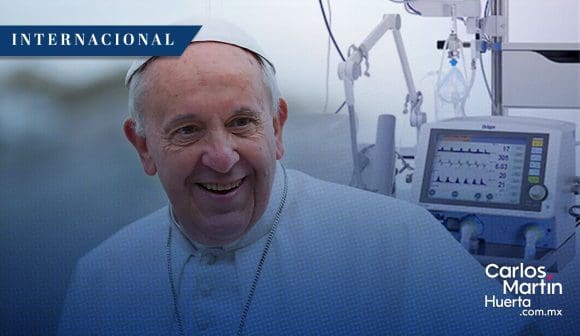Papa Francisco sigue con fisioterapia motora y terapia de oxígeno de alto flujo