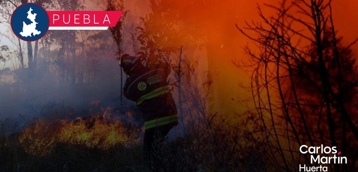 Puebla intensifica operativos contra incendios forestales: Alejandro Armenta anuncia acciones