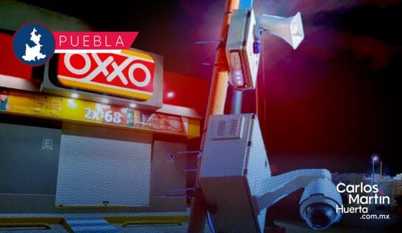 Puebla refuerza seguridad con instalación de Torres Atalaya y botones de alarma en OXXO