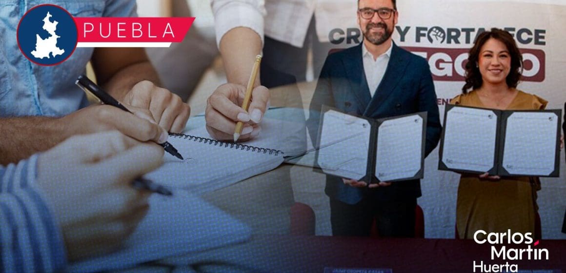 Puebla y Nafin firman convenio para capacitar a emprendedores y MiPymes en 2025