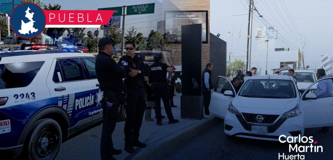 Realizan operativo contra el transporte pirata en Vía Atlixcáyotl; aseguran 3 unidades