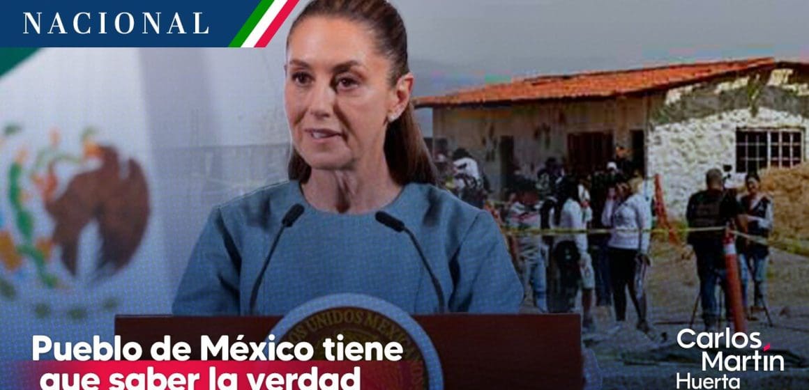 Pueblo de México tiene que saber la verdad de Teuchitlán: Sheinbaum
