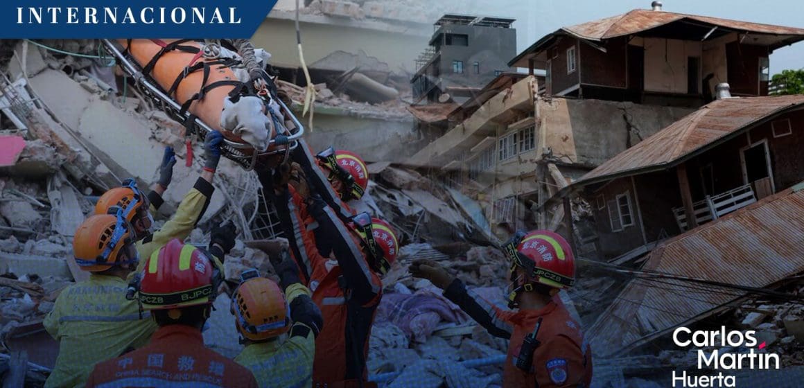 Terremoto en Myanmar: Suman más de 2 mil muertos y declaran una semana de luto nacional