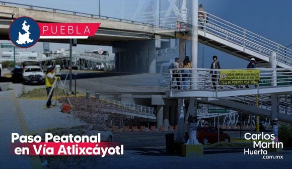 paso peatonal Paso peatonal a nivel en Vía Atlixcáyotl ¿avance o retroceso?