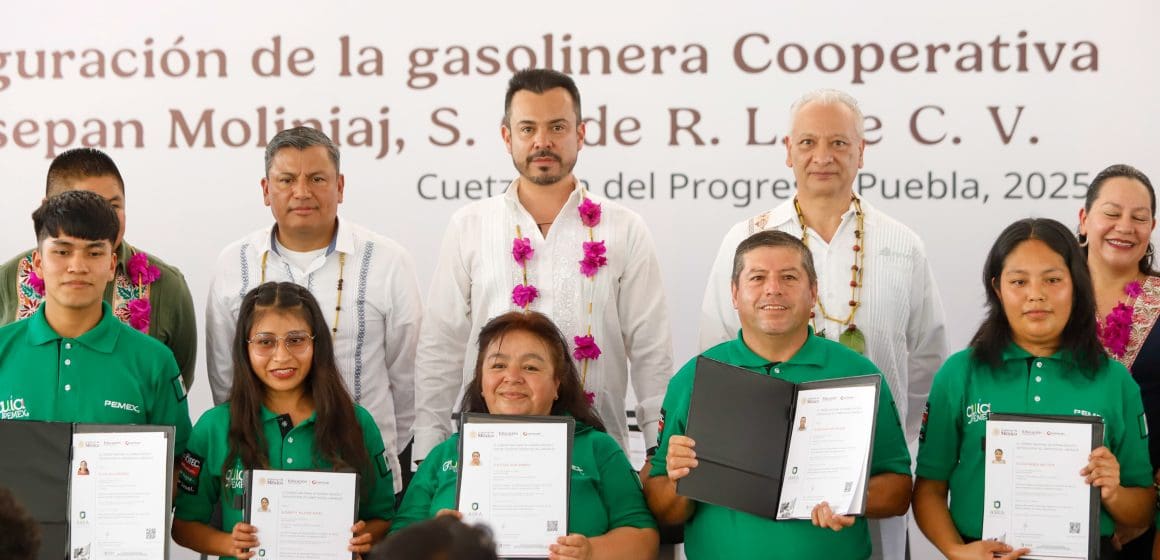 Inauguran primera gasolinera de Bienestar en Puebla