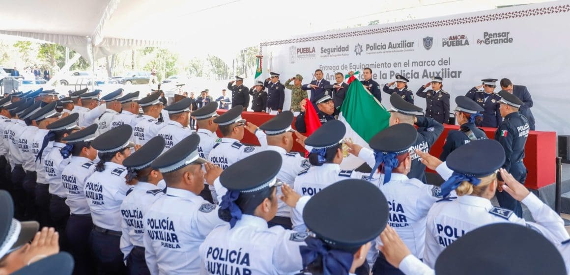 Vivienda y mejores prestaciones para la Policía Auxiliar y estatal: Armenta