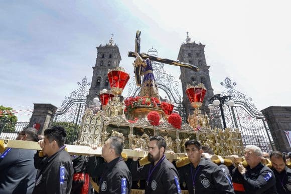 Procesión de Viernes Santo en Puebla espera superar los 160 mil asistentes