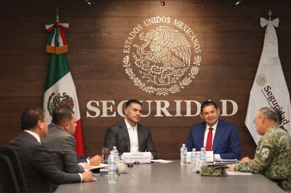 Armenta y García Harfuch trabajan en plan de seguridad para Puebla