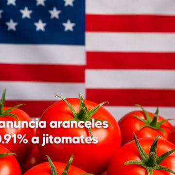 Estados Unidos impondrá arancel de 20.91% al jitomate mexicano a partir del 14 de julio