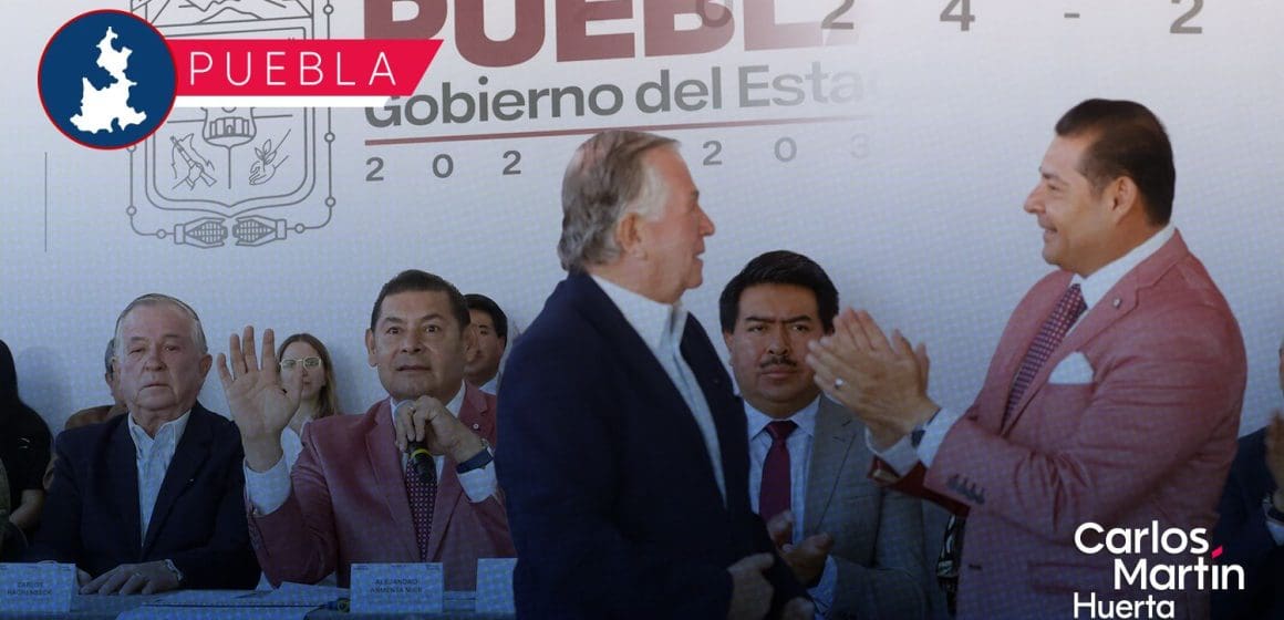 Alejandro Armenta agradece a Haras por donación de terrenos para construir vivienda